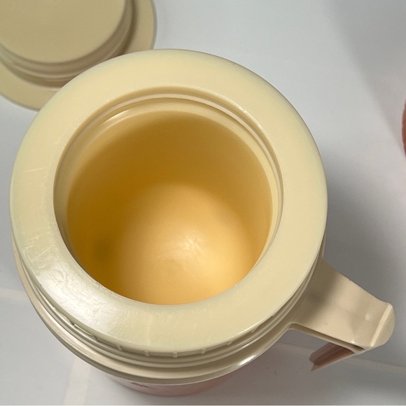 Thermos Brand ORANGE vaccuum bottle Retro Vintage Hipster Boho Camping Hiking - Picture 11 of 15